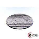 City Street (Ruins) Base 1, Oval 90х52mm (1pcs)