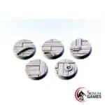 Wooden bases, Round 25mm (5pcs)