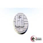 Wooden base 2, Oval 74х43mm (1pcs)