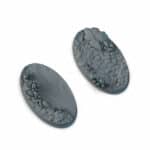 Underground base, Oval 75x42mm (2pcs)