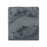 Underground base, Rectangular 80x100mm (1pcs)