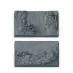 Underground base, Rectangular 50x75mm (2pcs)