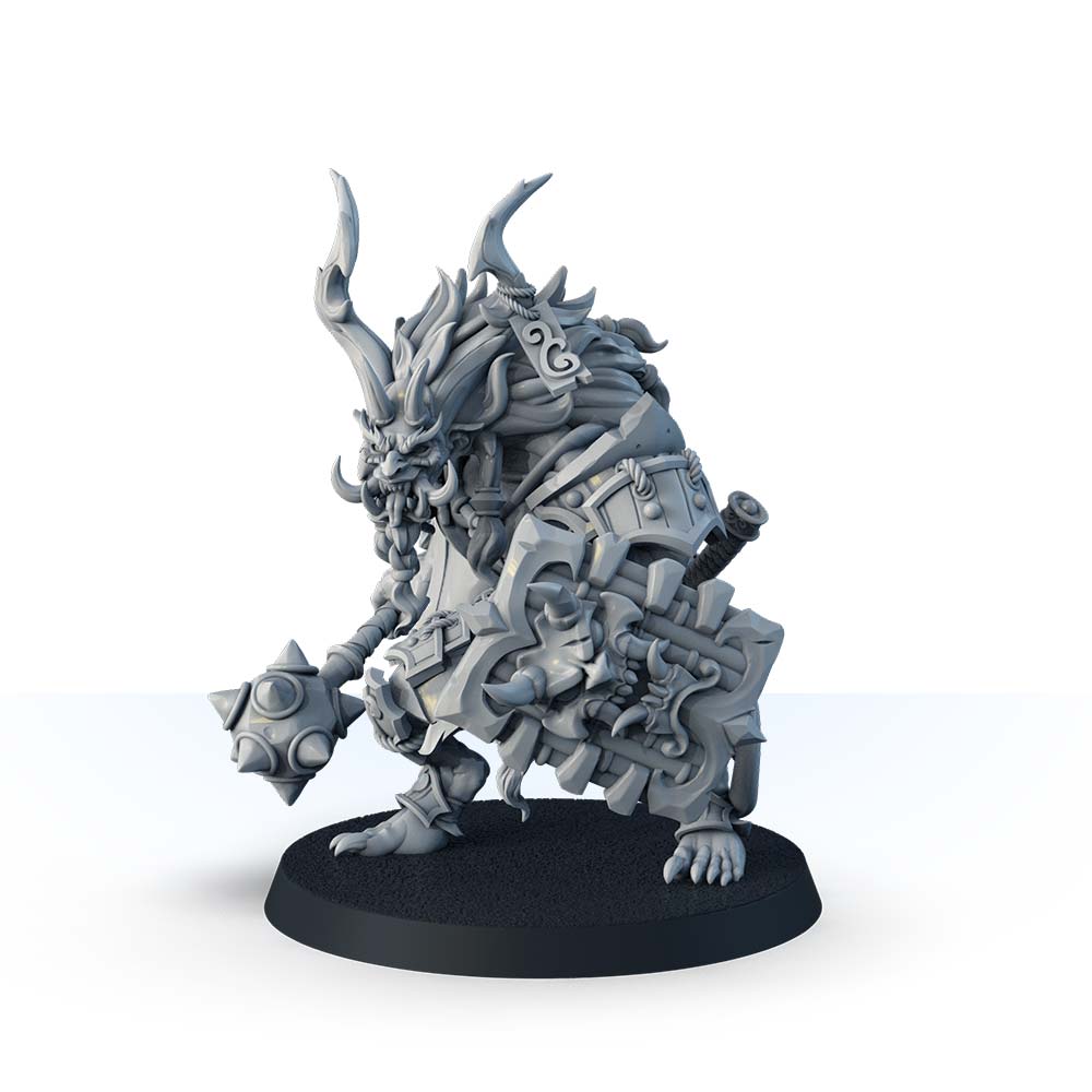 LOS-3526-1 Akai Oni with Mace - Image 2
