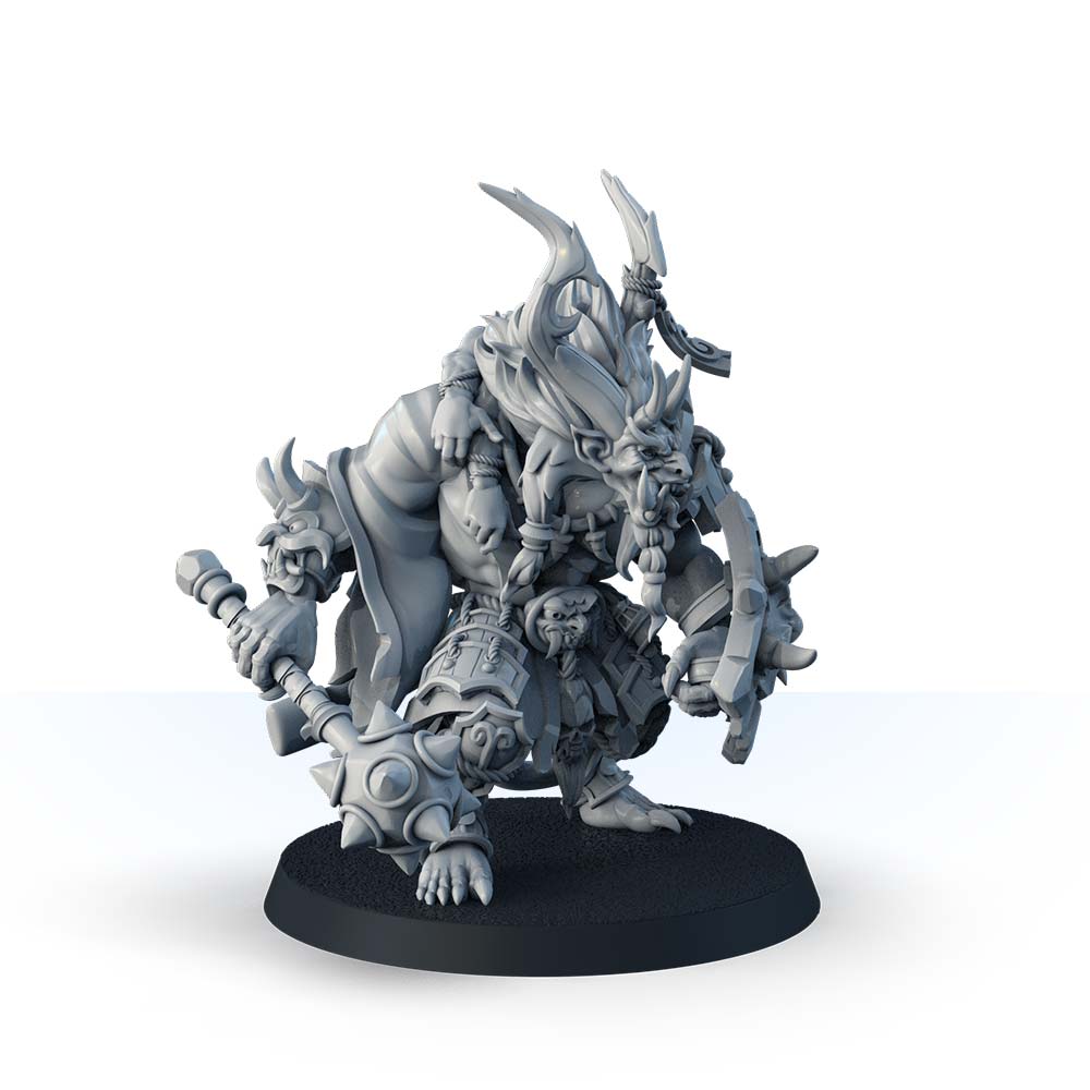 LOS-3526-2 Akai Oni with Mace - Image 4