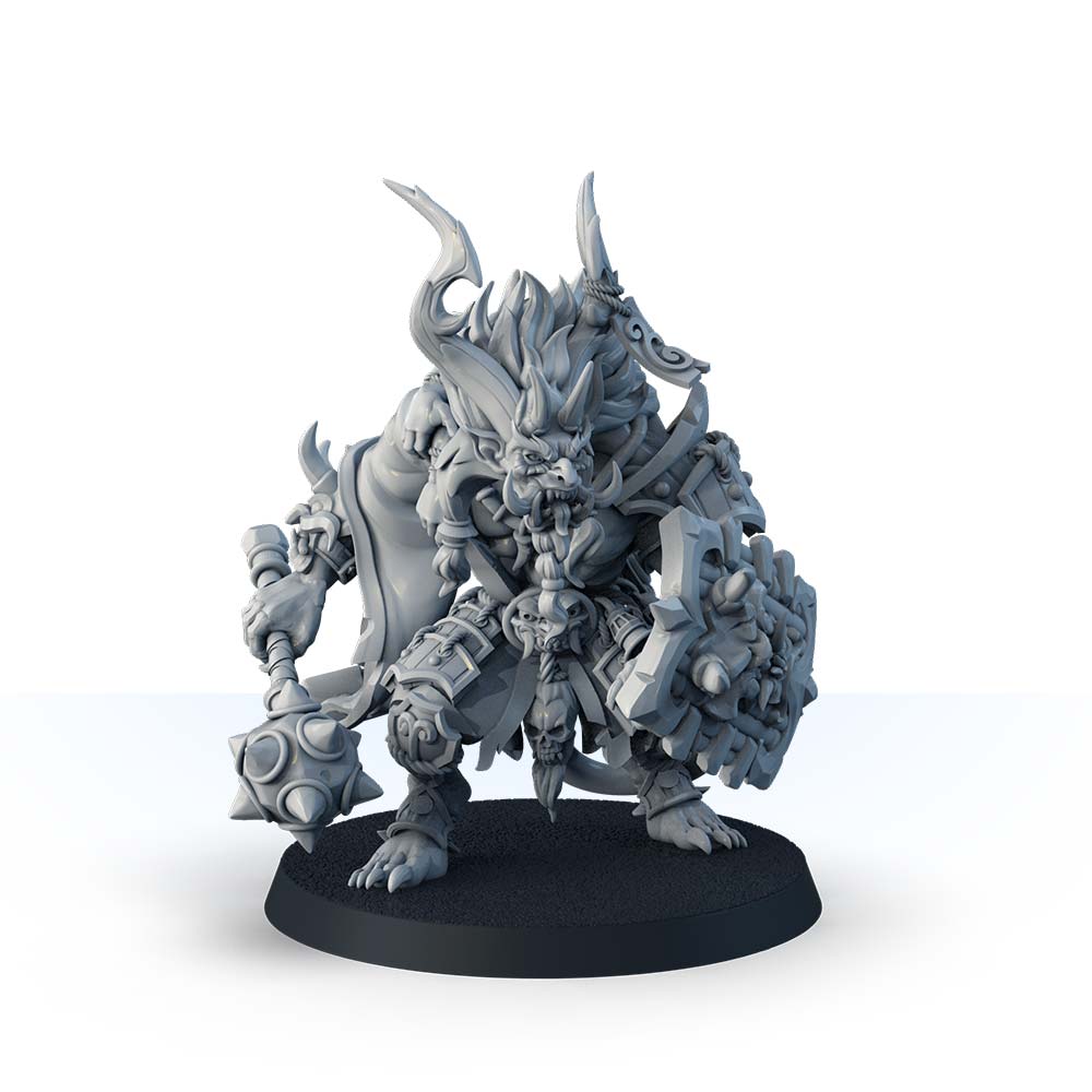 LOS-3526-3 Akai Oni with Mace - Image 3