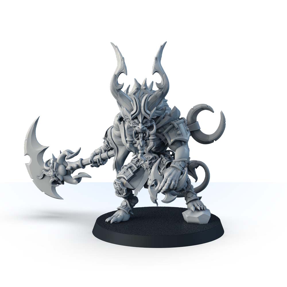 LOS-3528-4 Akai Oni with Great Axe - Image 1