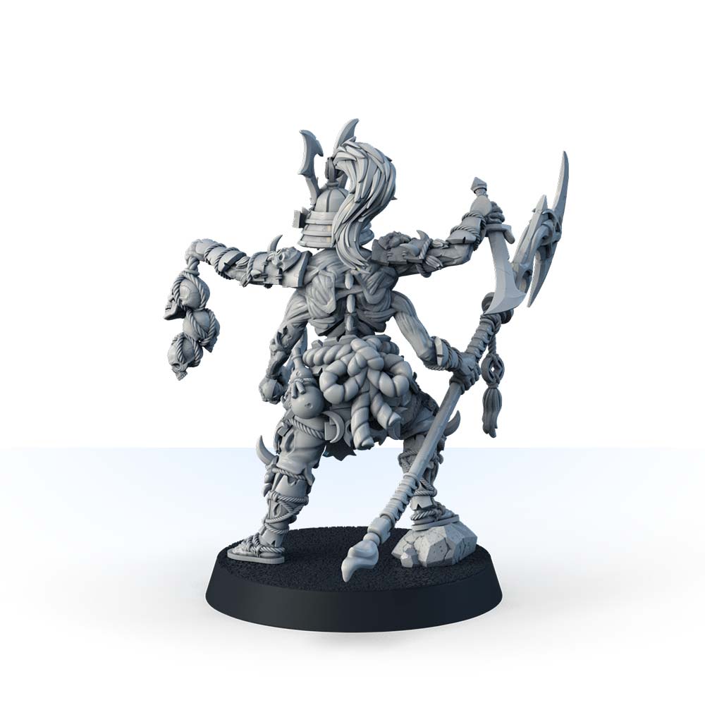 LOS-3555-4 Undead Ronin with Halberd - Image 4