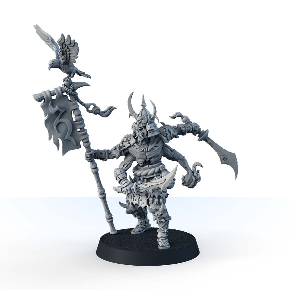 LOS-3557-1 Undead Ronin with Banner - Image 2