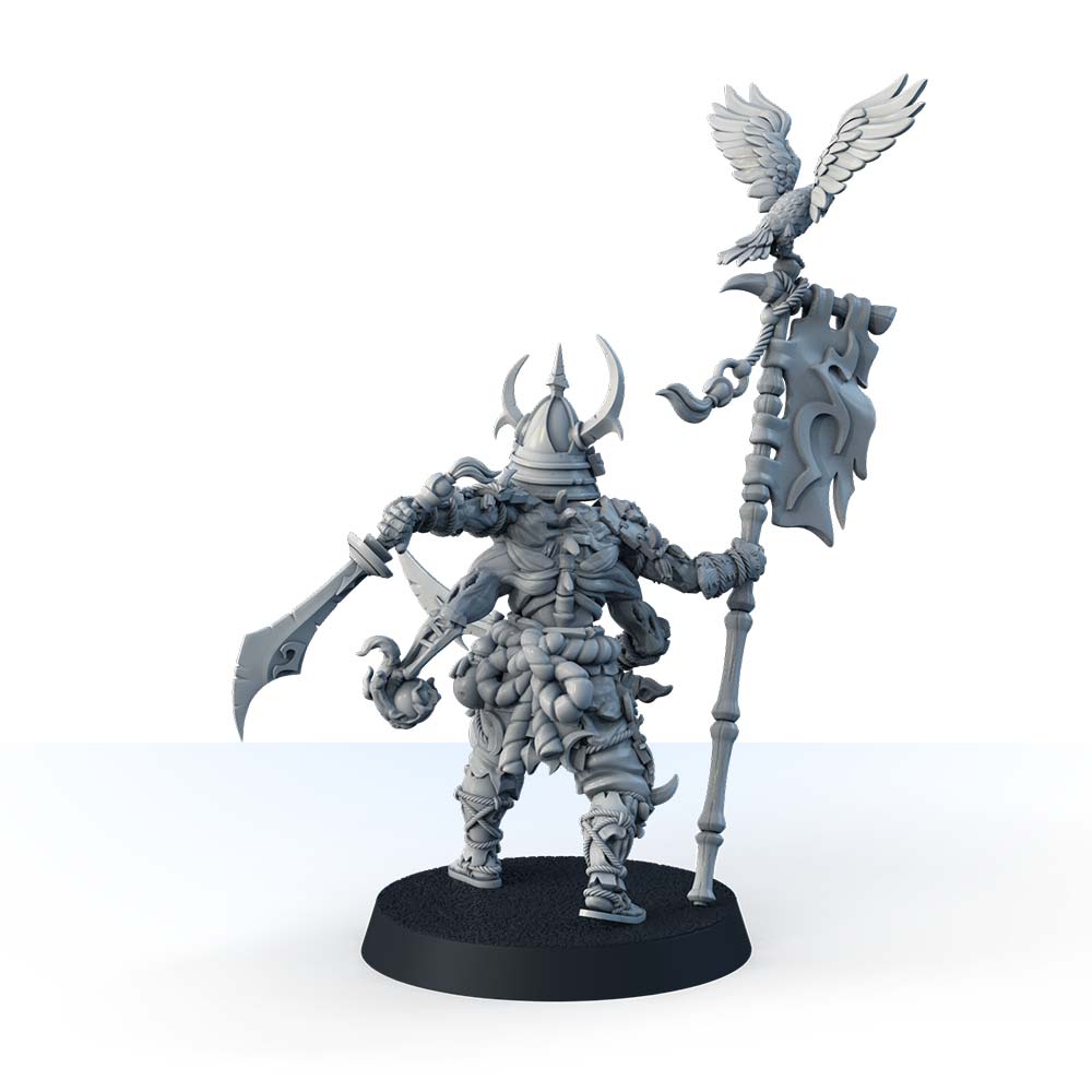 LOS-3557-2 Undead Ronin with Banner - Image 4