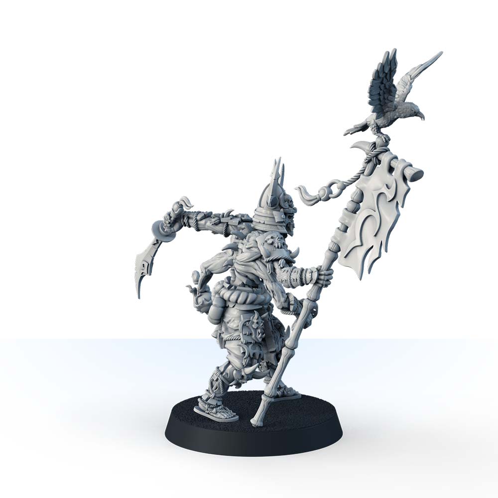 LOS-3557-3 Undead Ronin with Banner - Image 3