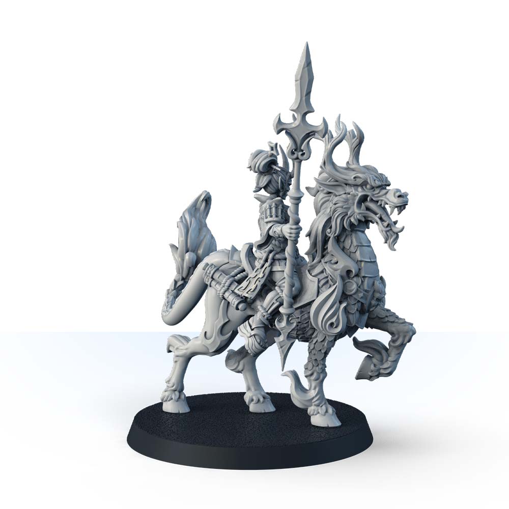 LOS-3561-1 Akai Hana, Kirin Rider with Spear - Image 3