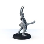 Zuri, Ivory Shore Huntress with Sword and Shield - Image 4